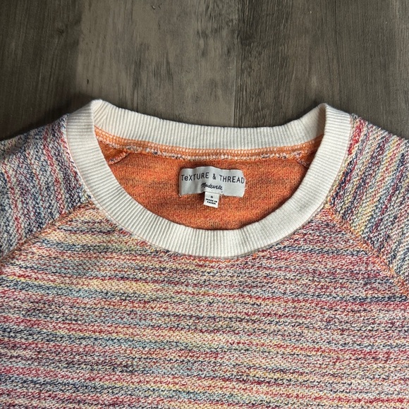 Texture & Thread Madewell Multicolor Short Sleeve Knit Tee - Picture 4 of 5